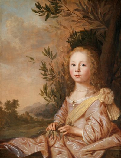 Retrato de una niña de Pieter Nason